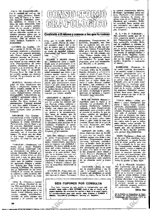 BLANCO Y NEGRO MADRID 17-08-1974 página 88