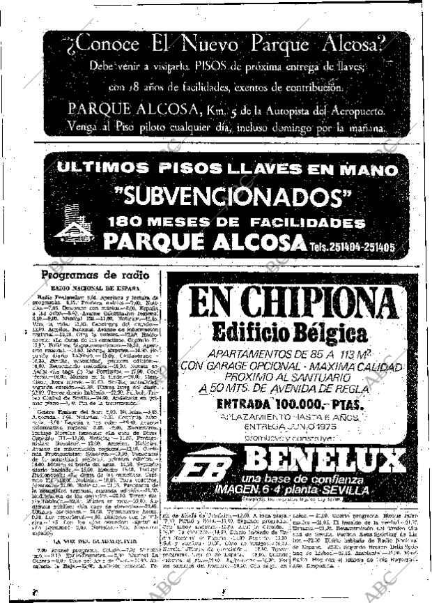 ABC SEVILLA 21-08-1974 página 54