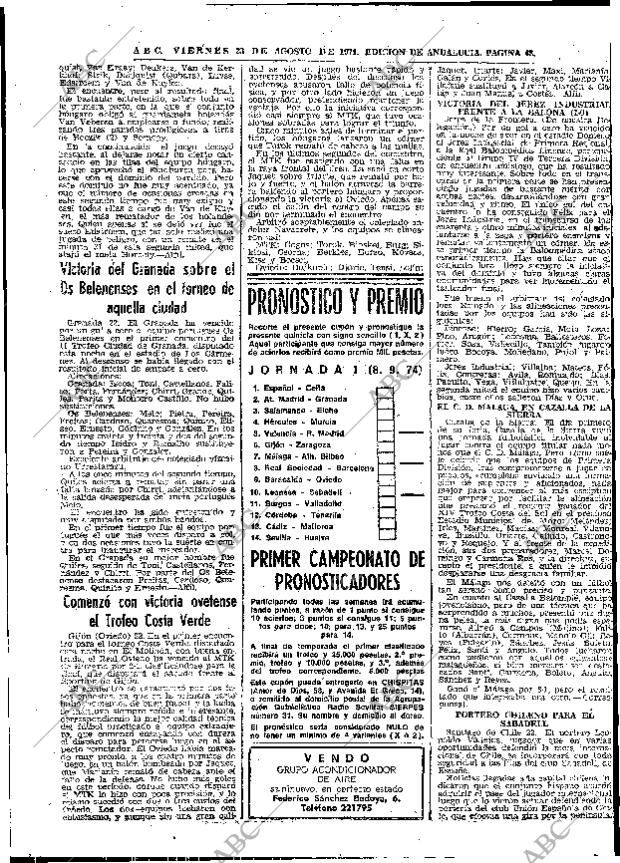 ABC SEVILLA 23-08-1974 página 42
