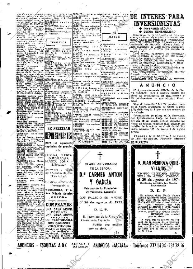 ABC MADRID 28-08-1974 página 62