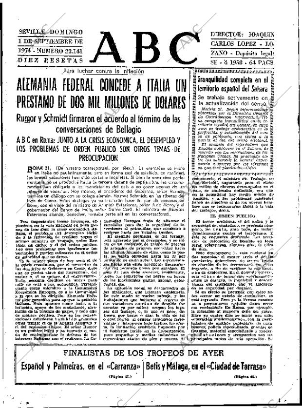 ABC SEVILLA 01-09-1974 página 17