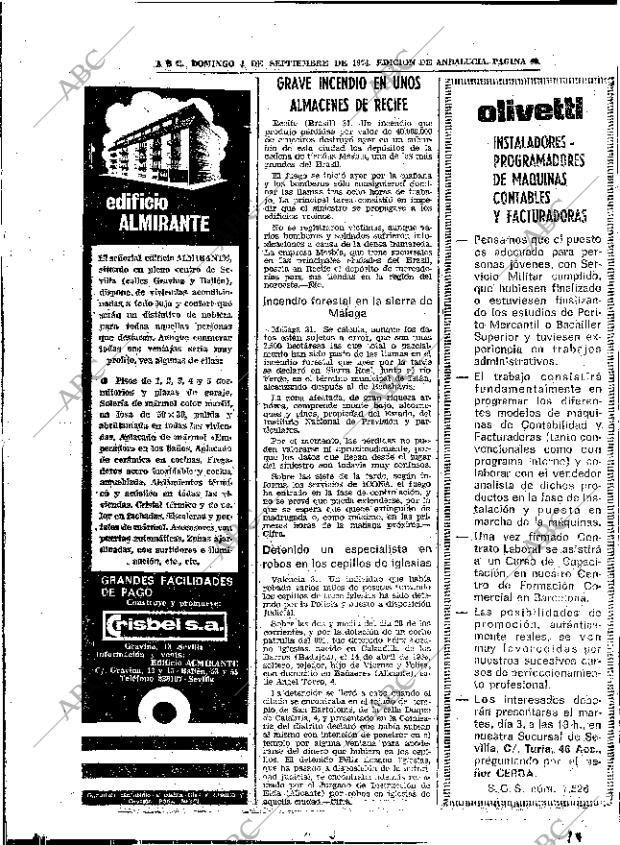 ABC SEVILLA 01-09-1974 página 40