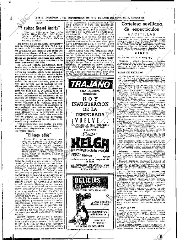 ABC SEVILLA 01-09-1974 página 52