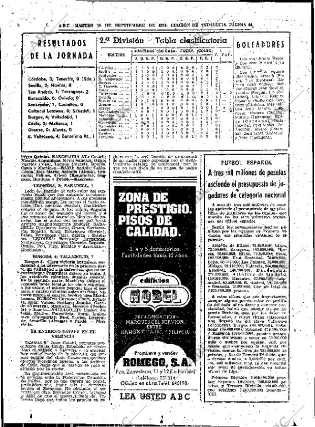 ABC SEVILLA 10-09-1974 página 44