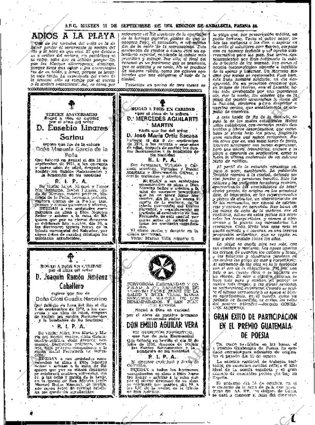 ABC SEVILLA 10-09-1974 página 58