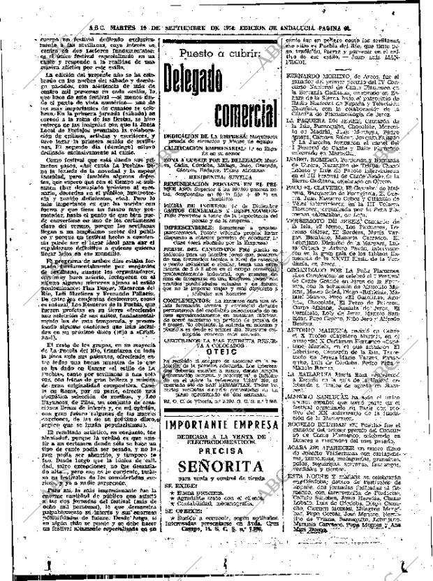 ABC SEVILLA 10-09-1974 página 60