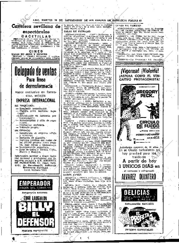 ABC SEVILLA 10-09-1974 página 63