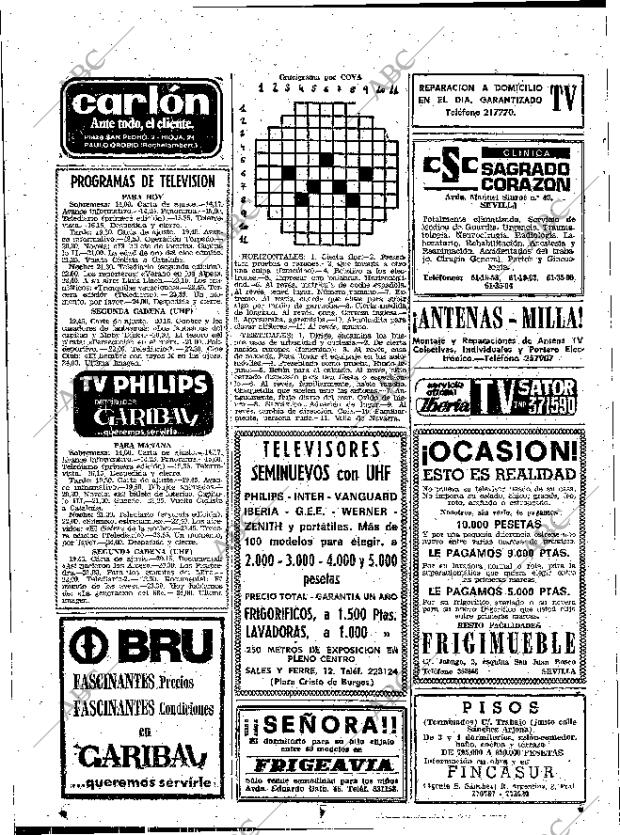 ABC SEVILLA 10-09-1974 página 86