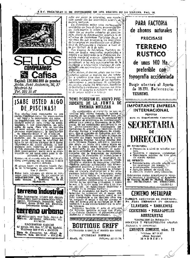 ABC MADRID 11-09-1974 página 26