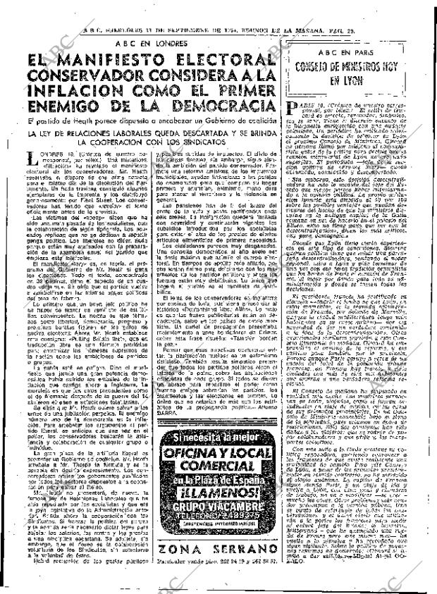 ABC MADRID 11-09-1974 página 29