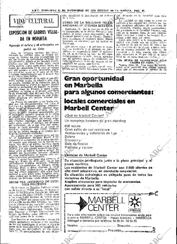 ABC MADRID 11-09-1974 página 57
