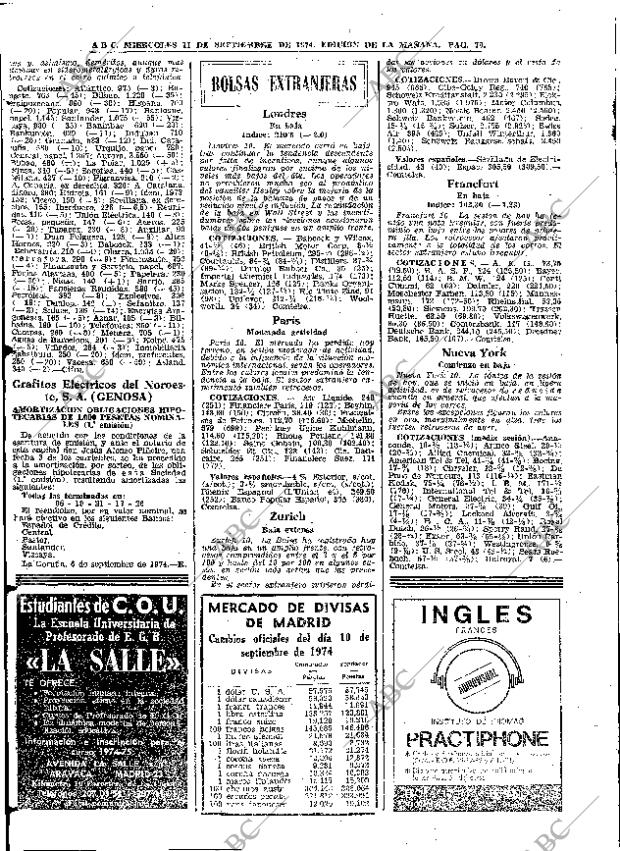 ABC MADRID 11-09-1974 página 70