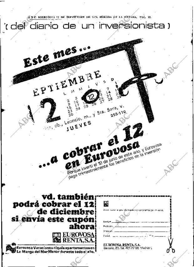 ABC MADRID 11-09-1974 página 72