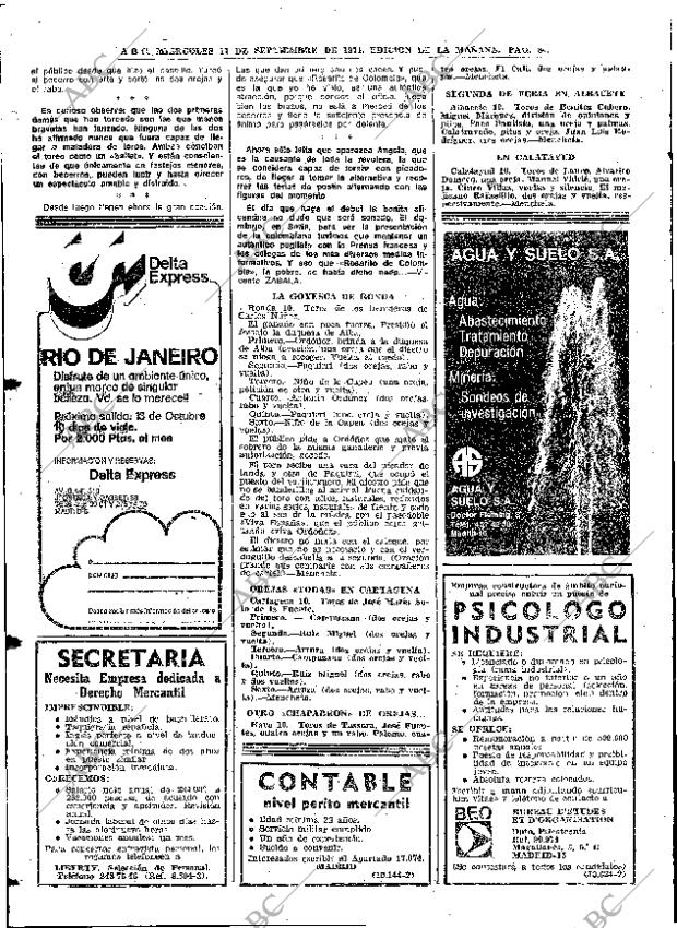 ABC MADRID 11-09-1974 página 84