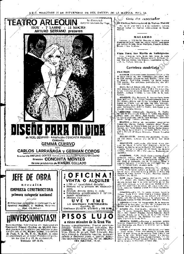 ABC MADRID 11-09-1974 página 90