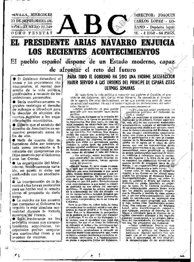 ABC SEVILLA 11-09-1974 página 15