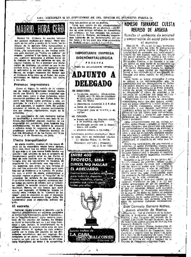 ABC SEVILLA 11-09-1974 página 19