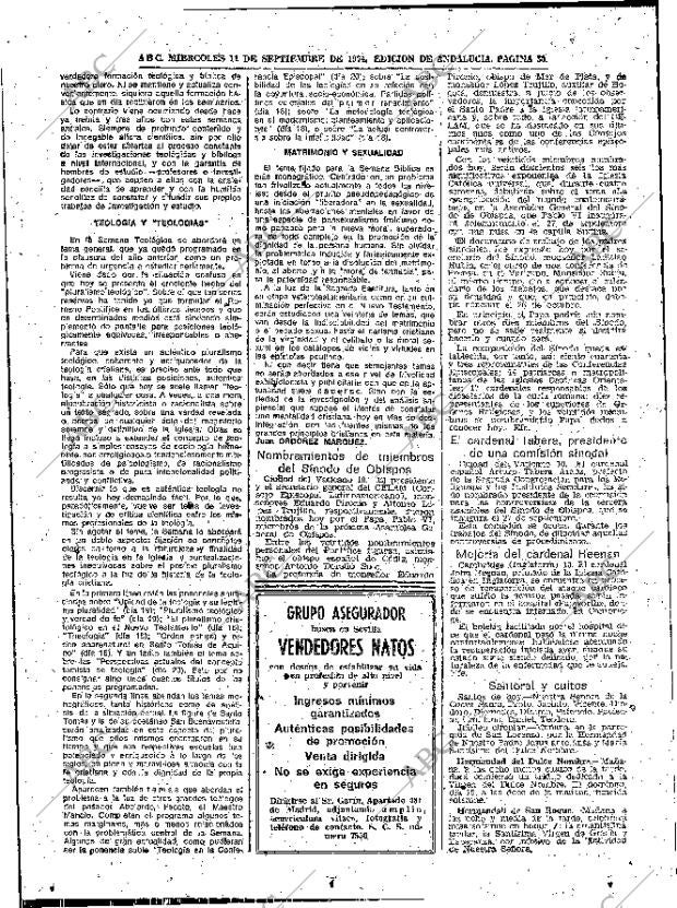 ABC SEVILLA 11-09-1974 página 30