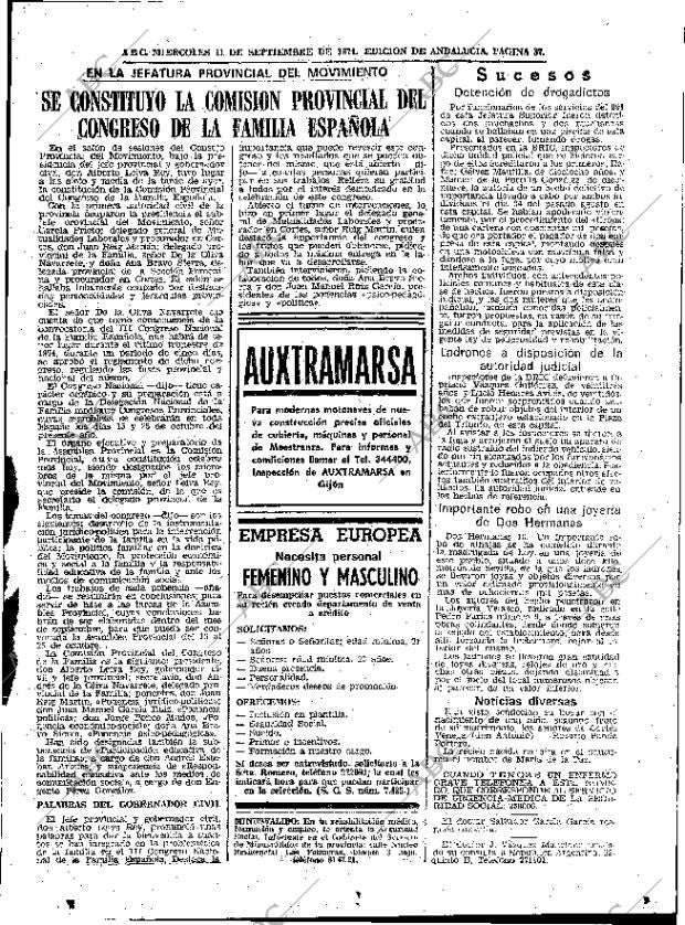 ABC SEVILLA 11-09-1974 página 37