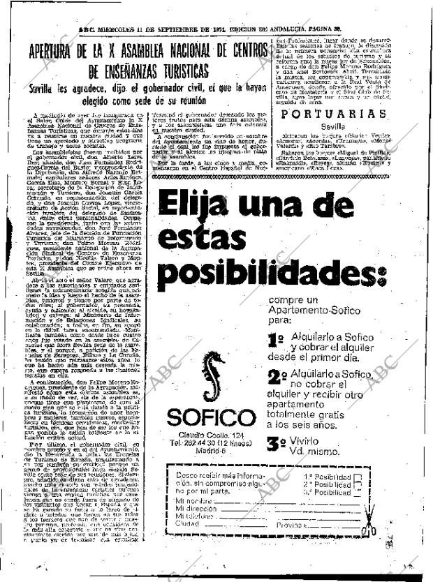ABC SEVILLA 11-09-1974 página 39