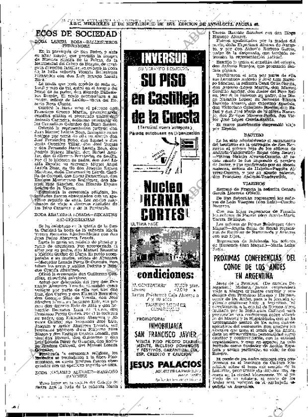 ABC SEVILLA 11-09-1974 página 40