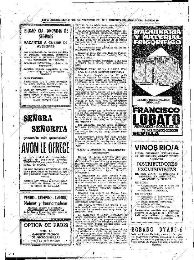 ABC SEVILLA 11-09-1974 página 46