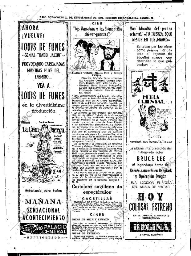 ABC SEVILLA 11-09-1974 página 52