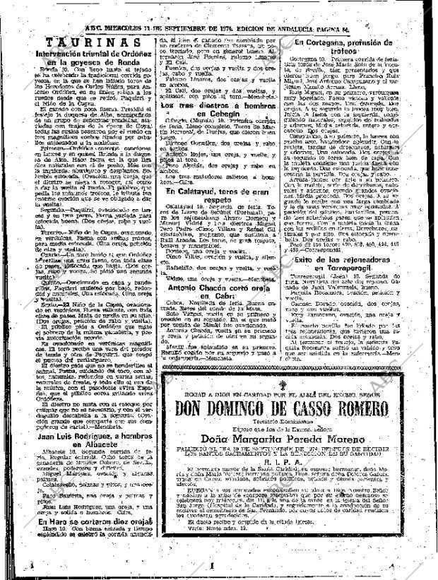 ABC SEVILLA 11-09-1974 página 54