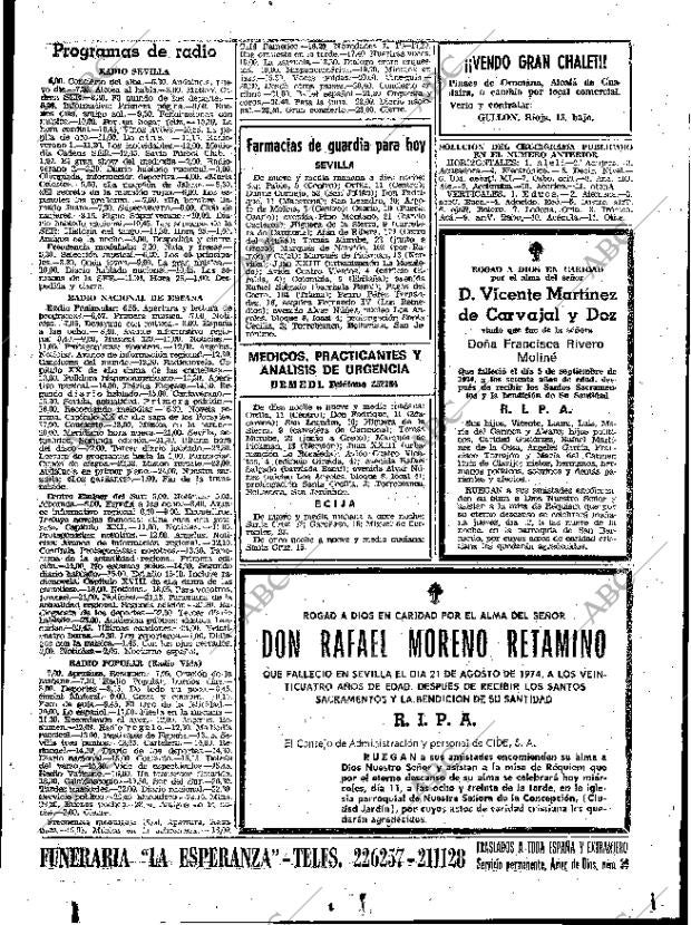 ABC SEVILLA 11-09-1974 página 61