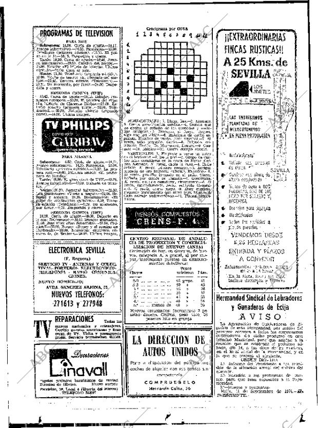 ABC SEVILLA 13-09-1974 página 62
