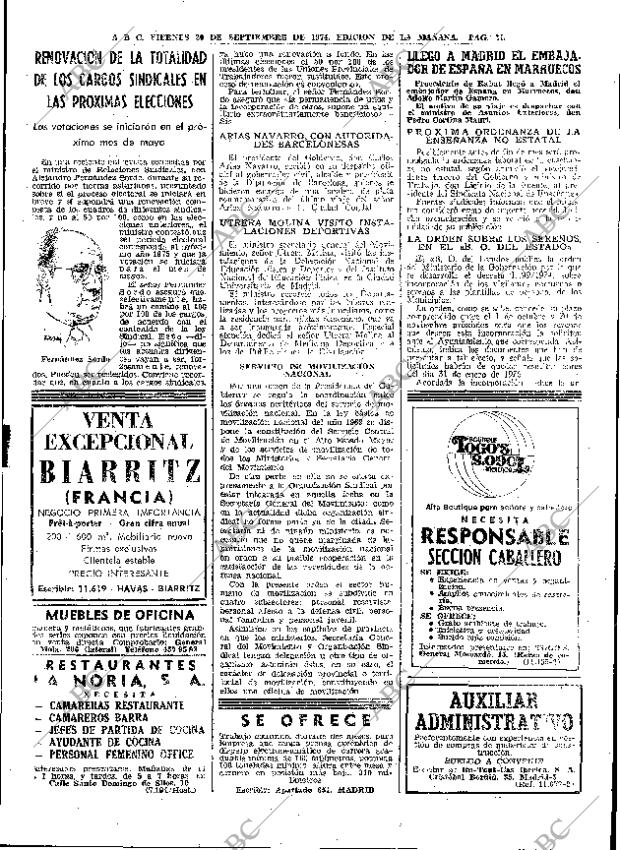 ABC MADRID 20-09-1974 página 31