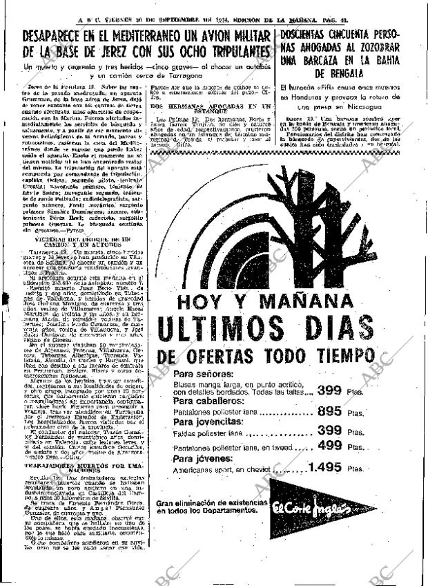 ABC MADRID 20-09-1974 página 41