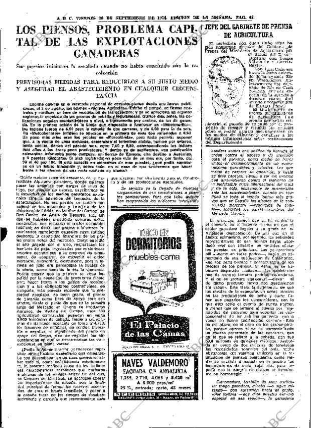 ABC MADRID 20-09-1974 página 63