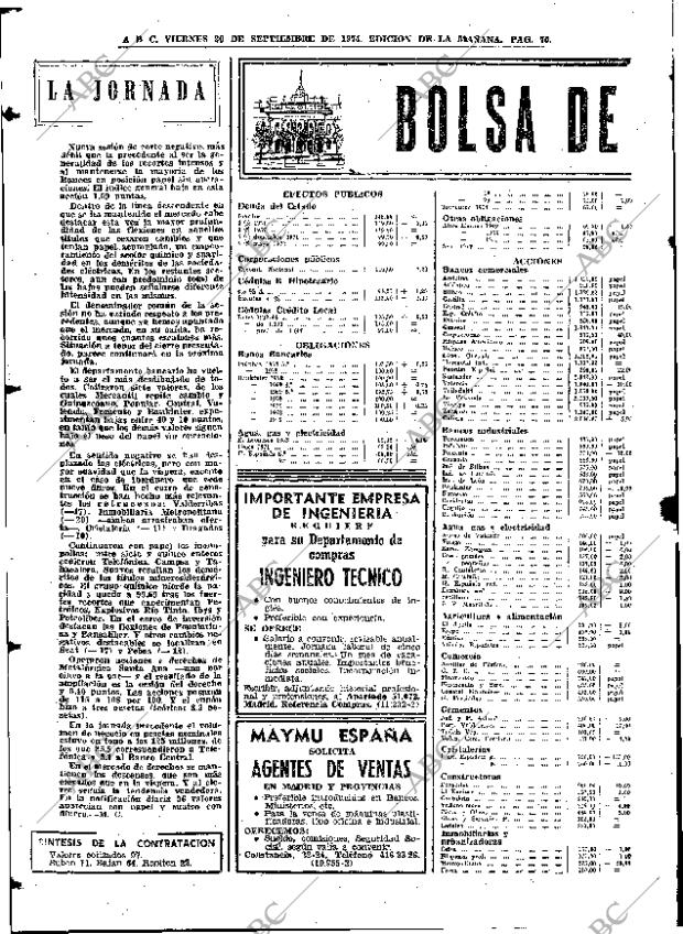 ABC MADRID 20-09-1974 página 70