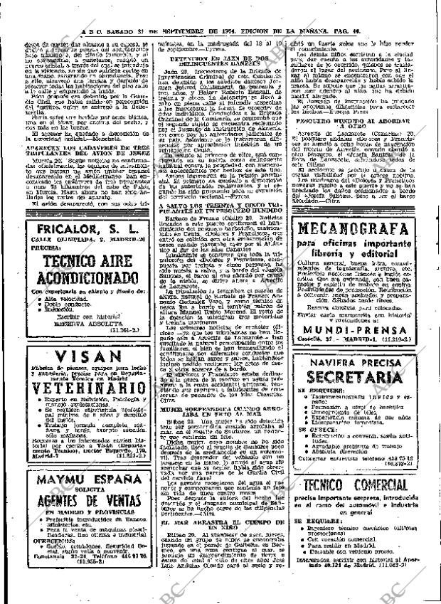 ABC MADRID 21-09-1974 página 40
