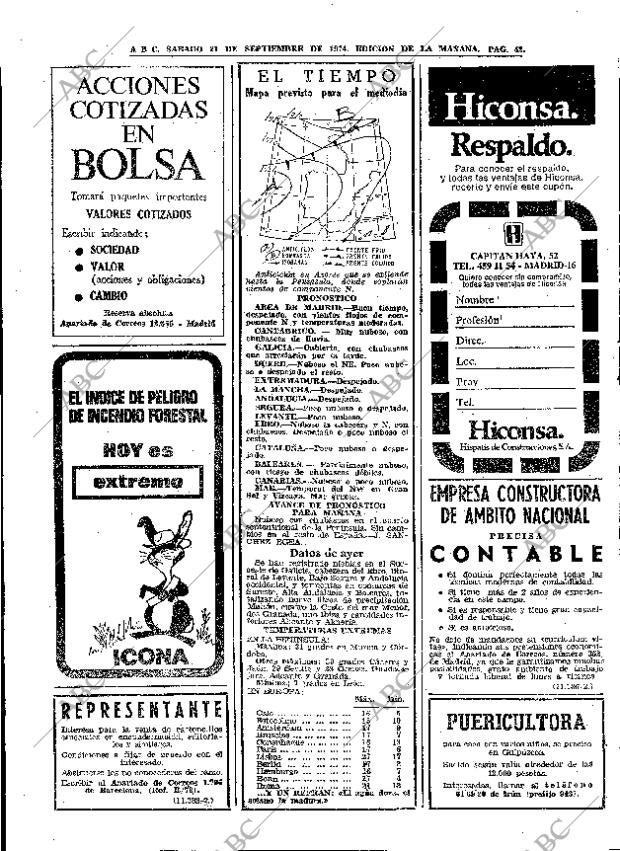 ABC MADRID 21-09-1974 página 42