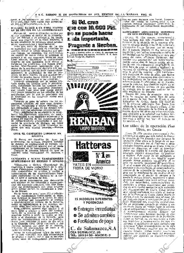 ABC MADRID 21-09-1974 página 46