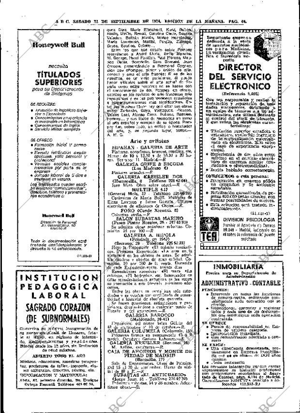 ABC MADRID 21-09-1974 página 64