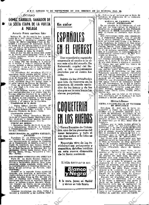 ABC MADRID 21-09-1974 página 80