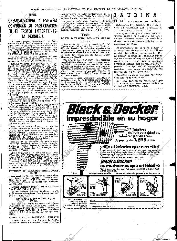 ABC MADRID 21-09-1974 página 81