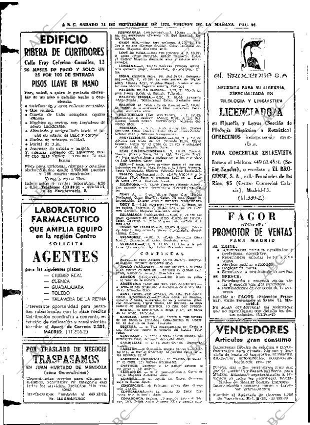 ABC MADRID 21-09-1974 página 92