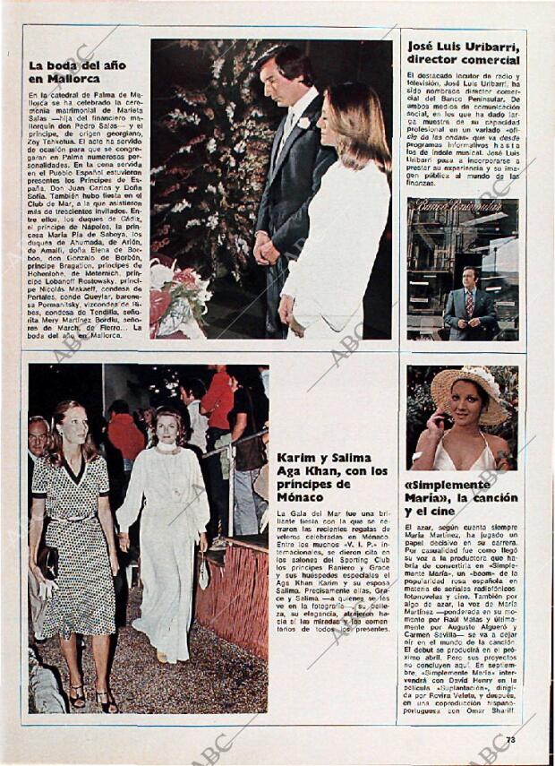 BLANCO Y NEGRO MADRID 21-09-1974 página 73