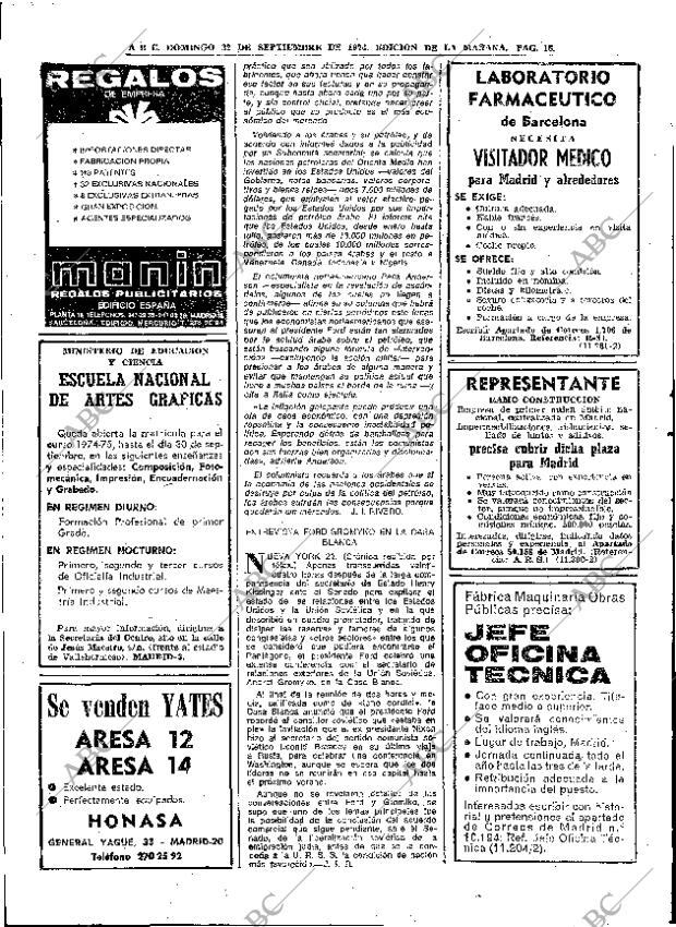 ABC MADRID 22-09-1974 página 12