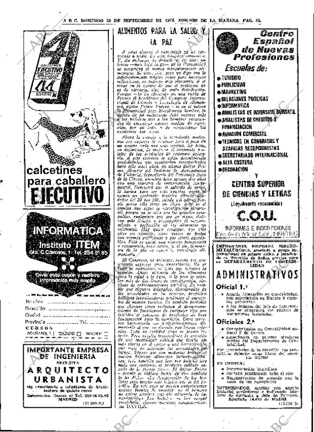 ABC MADRID 22-09-1974 página 45