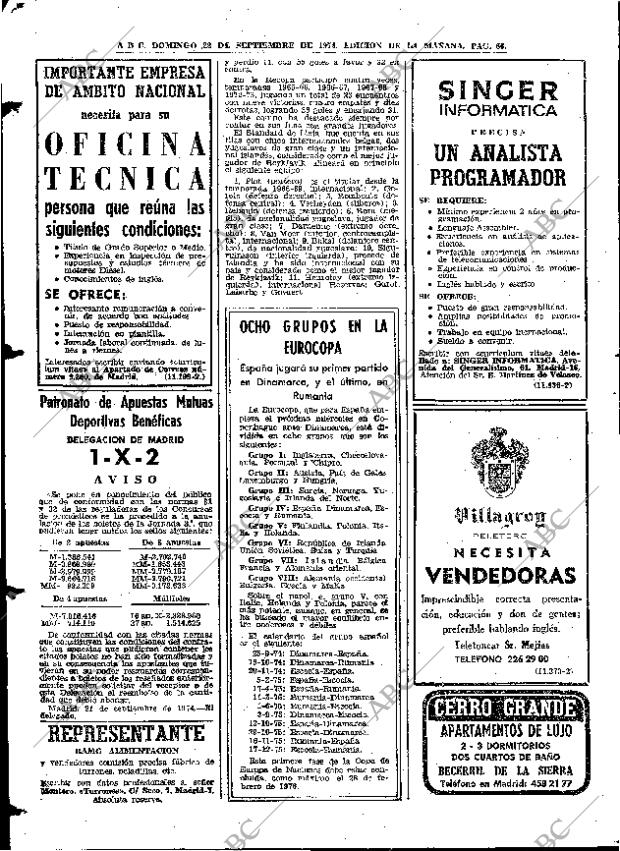 ABC MADRID 22-09-1974 página 60