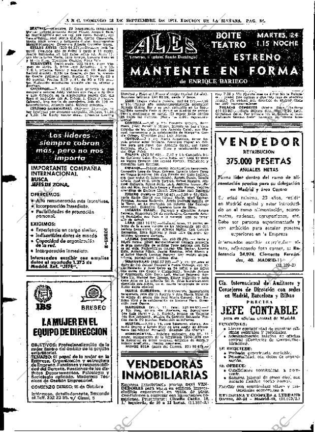 ABC MADRID 22-09-1974 página 78