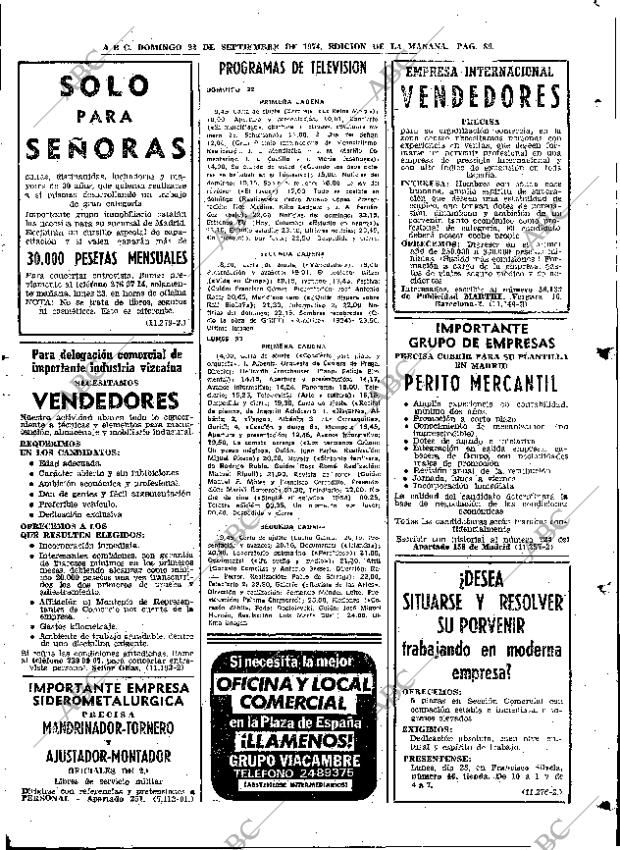 ABC MADRID 22-09-1974 página 83