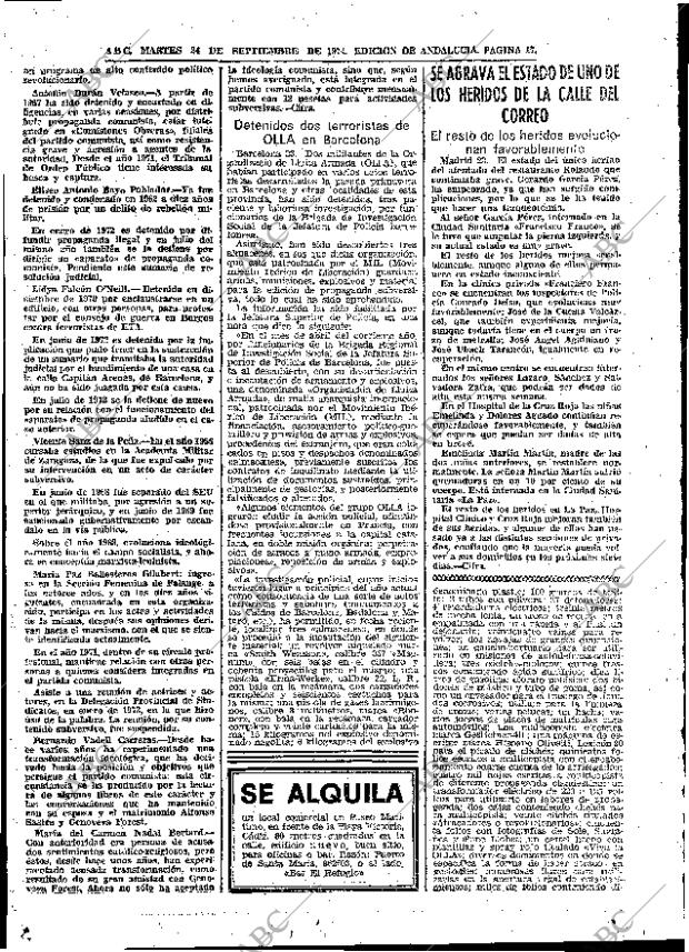 ABC SEVILLA 24-09-1974 página 17