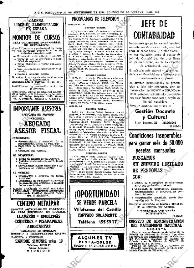 ABC MADRID 25-09-1974 página 102