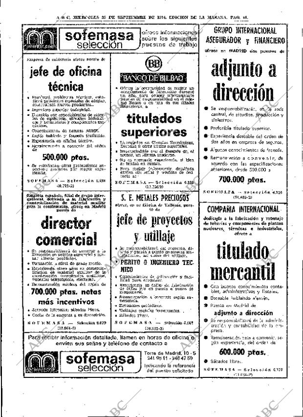 ABC MADRID 25-09-1974 página 48